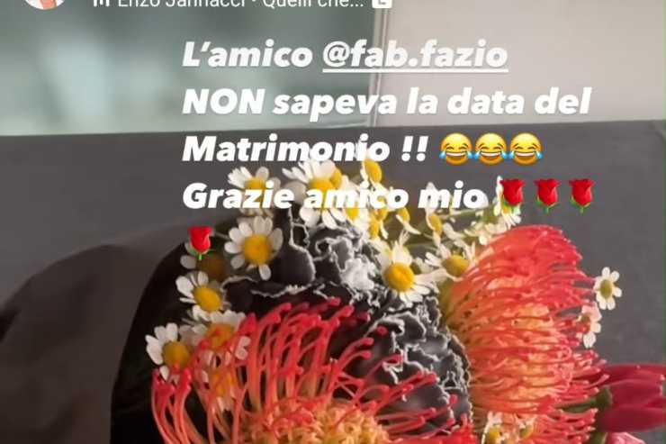 Fabio Fazio, ecco il regalo a sorpresa a Simona Ventura per il matrimonio